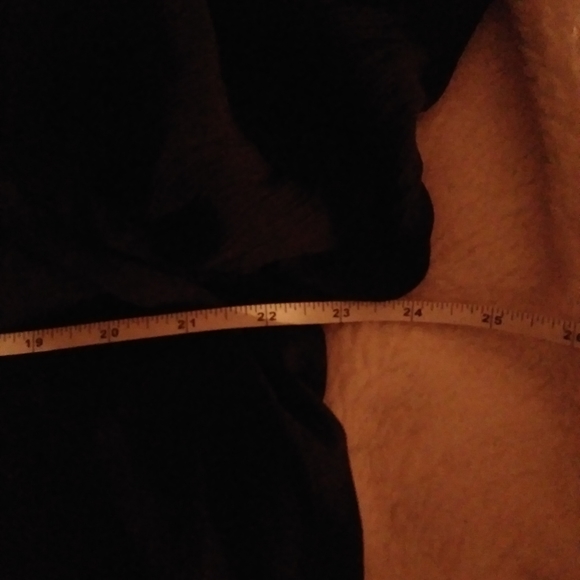 JAClyn Smith Flowy sheer top attached tank Faux Pearl rhinestone trim sl… - Picture 10 of 12